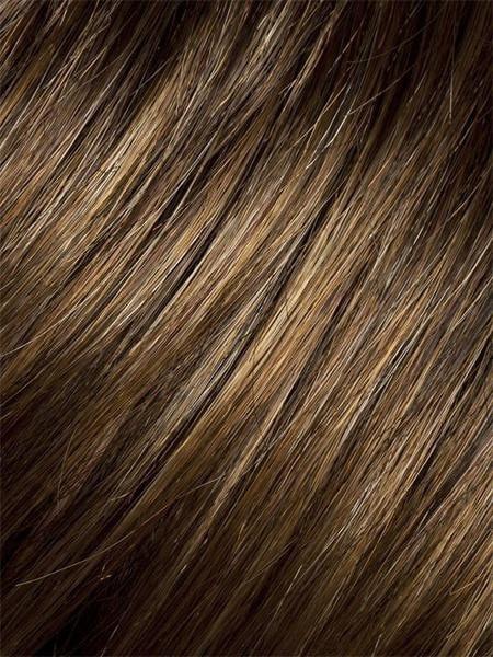 HAZELNUT-MIX | Medium Brown base with  Medium Reddish Brown and Copper Red highlights and Dark Roots