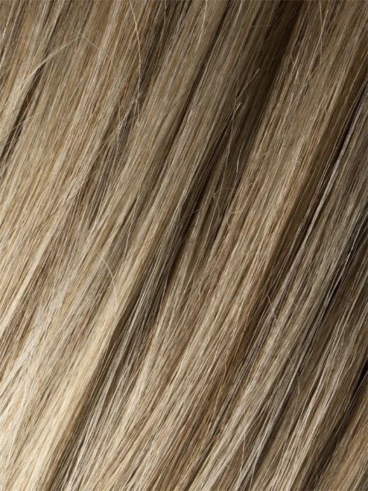 SANDY-BLONDE-ROOTED = Medium Honey Blonde, Light Ash Blonde, and Lightest Reddish Brown blend with Dark Roots