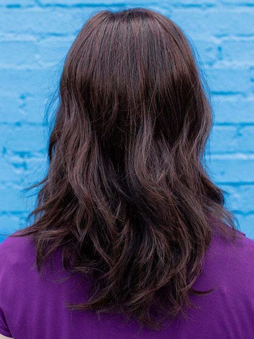 TOUCH By ELLEN WILLE in DARK CHOCOLATE MIX | Dark Brown base with Light Reddish Brown highlights