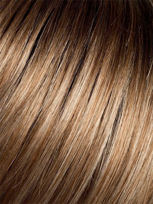 DARK SAND ROOTED | Light Brown base with  Lightest Ash Brown and Medium Honey Blonde blend and Dark Roots