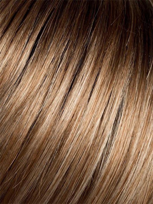 DARK-SAND-ROOTED | Light Brown base with Lighest Ash Brown and Medium Honey Blonde blend