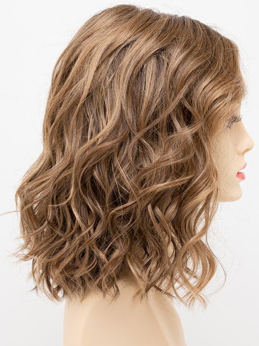 TOASTED SESAME | Medium Brown roots with overall Warm Cinnamon base and Wheat Blonde highlights