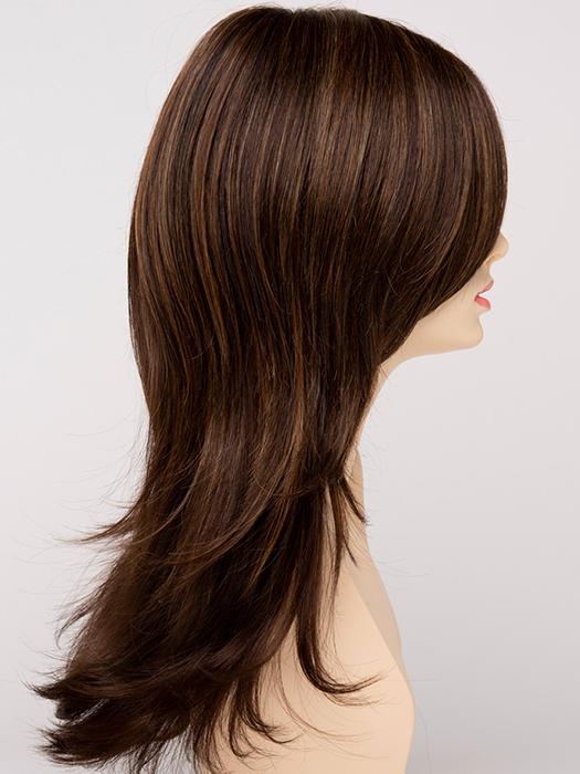 CHOCOLATE-CARAMEL | Medium Brown with Soft Red and Blonde highlights