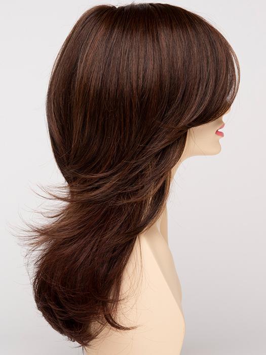 CINNAMON-RAISIN | Medium Brown with Auburn and Cinnamon highlights