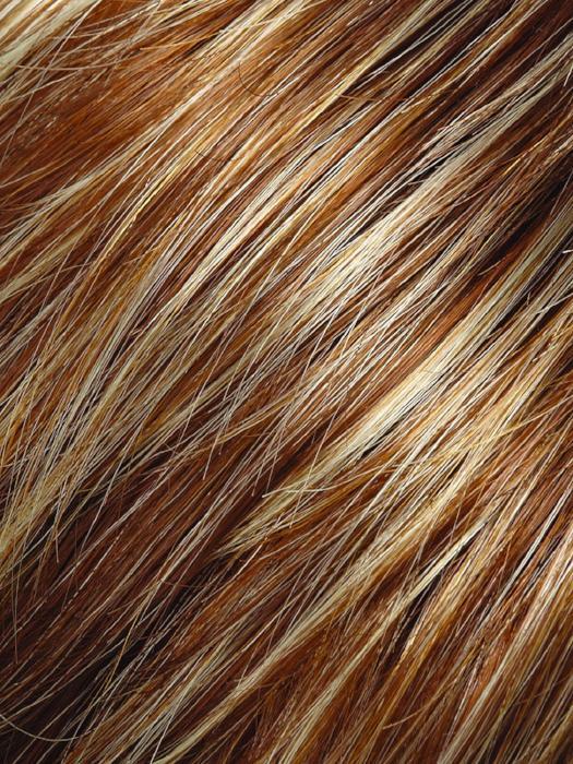 FS26/31  | Medium Red-Gold Brown and Light Gold Blonde Blend with LT Gold Blonde Bold Highlights