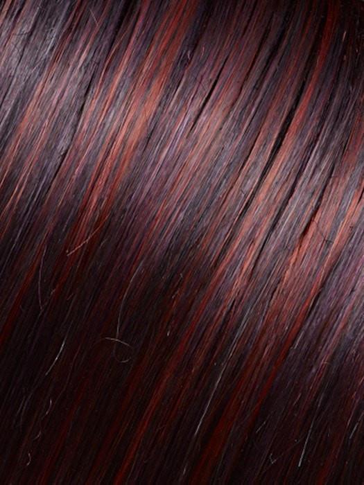 FS2V/31V - Chocolate Cherry - Black/Brown Violet, Medium Red/Violet Blend with Red/Violet Bold Highlights