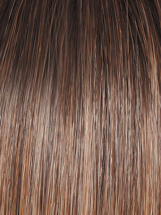 GF12-22SS SHADED CAPPUCCINO | Light Golden Brown Evenly Blended with Cool Platinum Blonde Highlights with Dark Roots