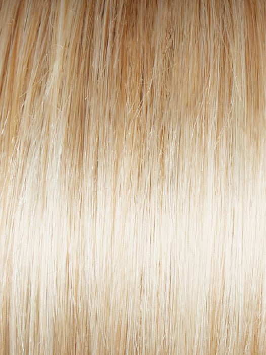 GF14-22SS WHEAT | Dark Blonde Evenly Blended with Platinum Blonde with Dark Roots