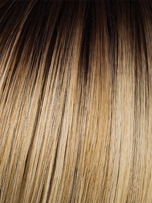 GF14-88SS GOLDEN WHEAT | Dark Blonde evenly Blended with Pale Blonde Highlights and Dark Roots