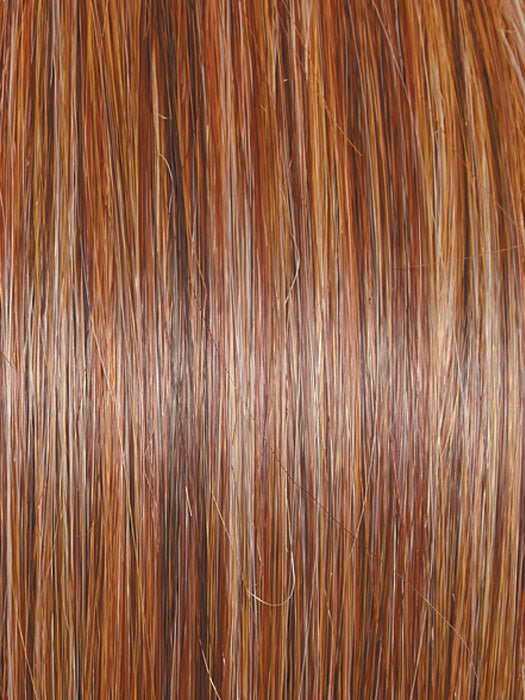 GF29-25 GOLDEN RUSSET | Ginger Blonde Evenly Blended with Medium Golden Blonde