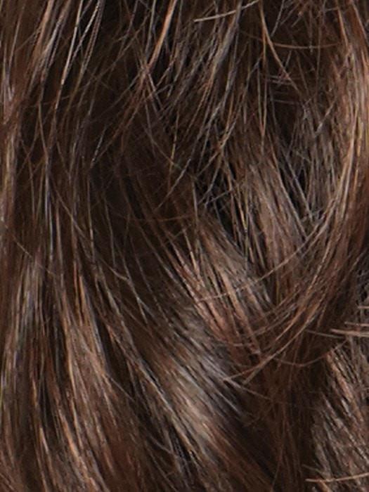 GINGER-BROWN | Medium Auburn and Medium Brown evenly blend							