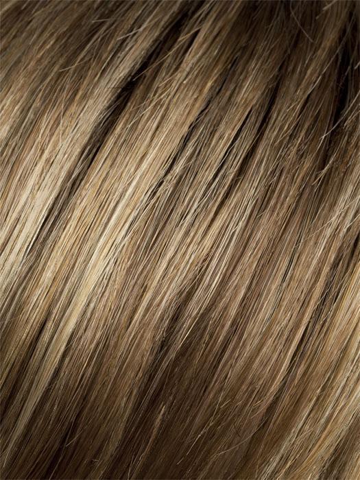 GINGER ROOTED | Light Honey Blonde, Light Auburn, and Medium Honey Blonde Blend with Dark Roots