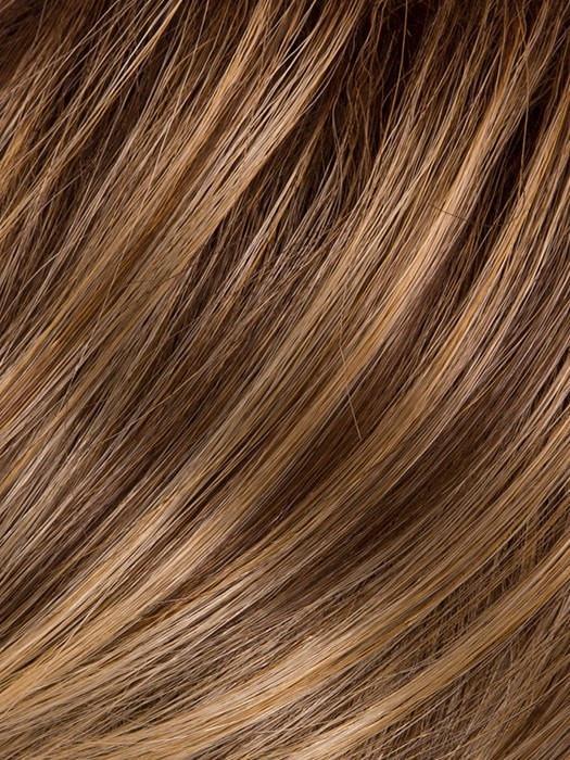 GL11-25SS SS HONEY PECAN | Chestnut brown base blends into multi-dimensional tones of brown and golden blonde