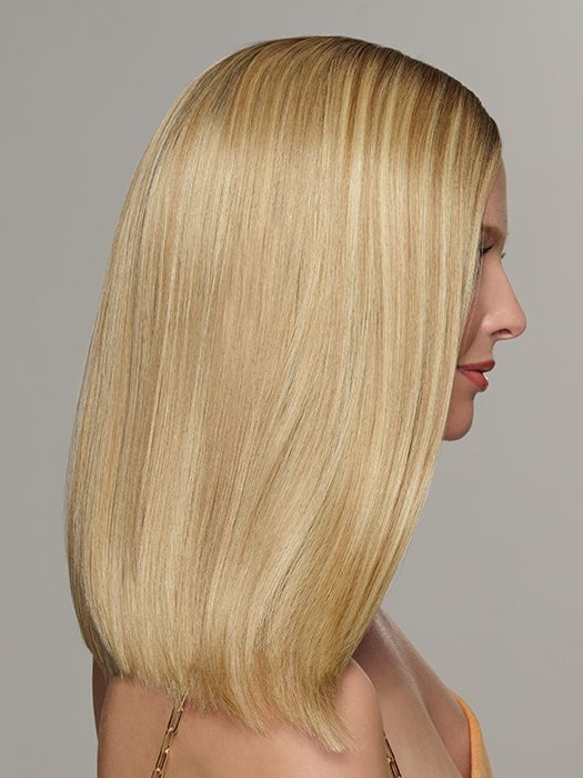 This silky mid-length style is perfect for all seasons and occasions