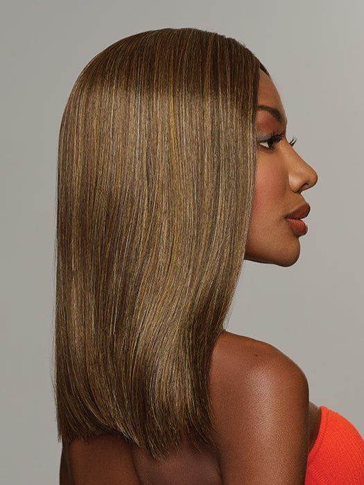 R829S+ GLAZED HAZELNUT | Medium Brown with Ginger highlights on top