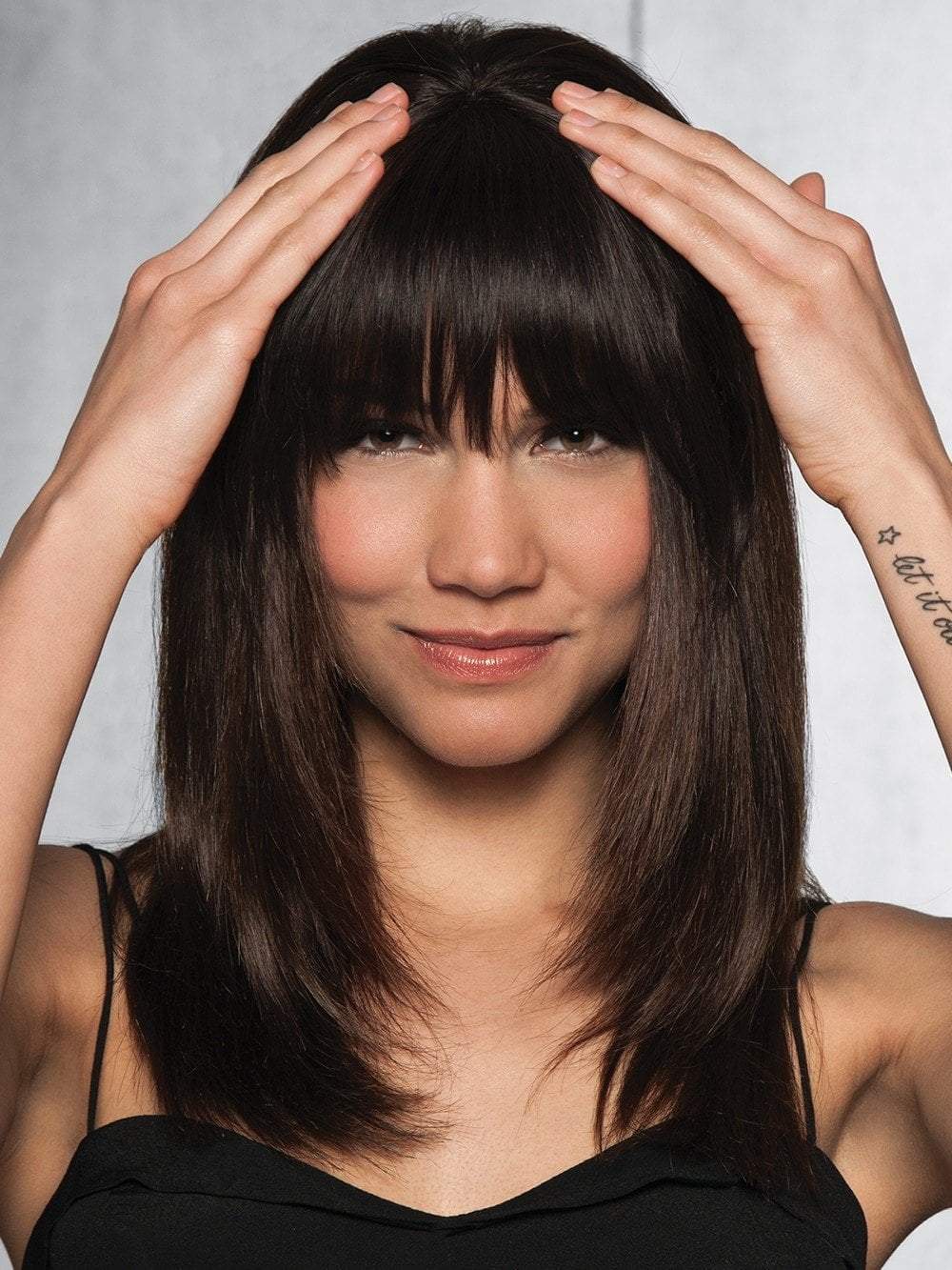 Clip-In Human Hair Fringe/Bang by hairdo