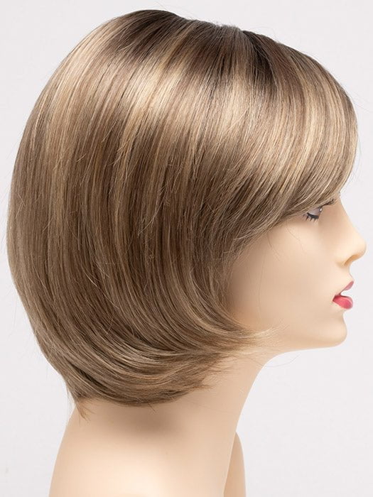 SAHARA BLONDE | Softer Dark Blonde with Light Golden Blonde, and features Chestnut Roots