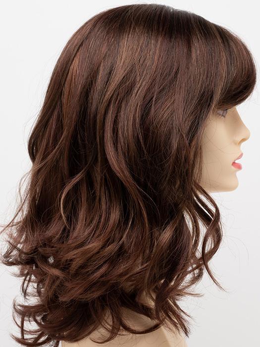 CINNAMON-RAISIN | Medium Brown with Auburn and Cinnamon highlights