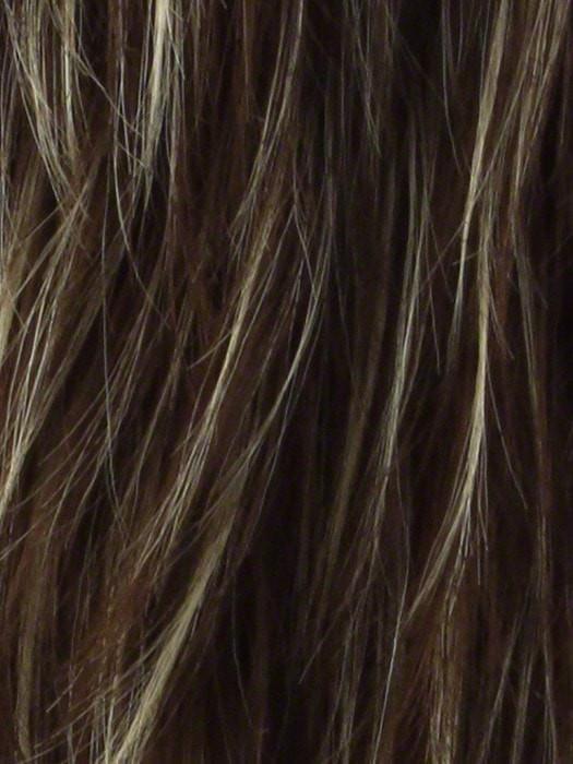 ICED MOCHA R | Rooted Dark with Medium Brown blended with Light Blonde highlights