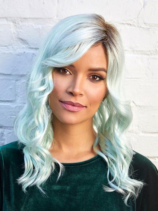 JADEN by NORIKO in SEAGLASS R | Light Brown which gradually blends into a Light Seaglass Green throughout with Roots