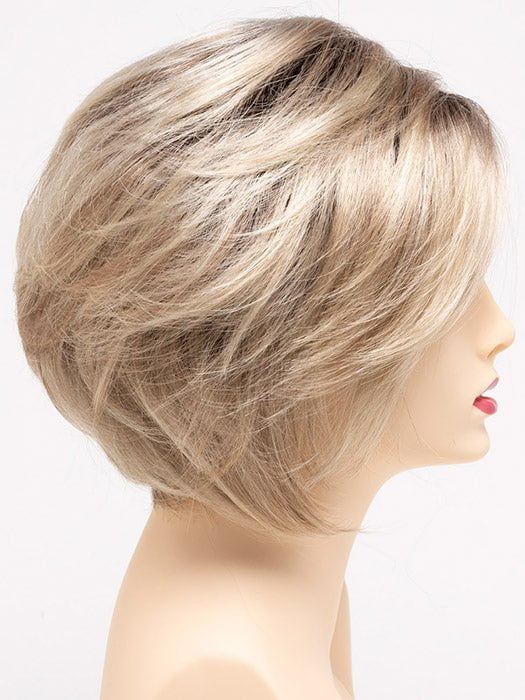 CHAMPAGNE SHADOW | Soft Dark Blonde with Platinum Highlights and Chestnut Roots