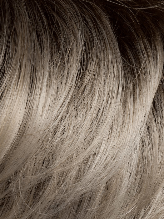 LIGHT CHAMPAGNE ROOTED | Platinum Blonde, Cool Platinum Blonde, and Light Golden Blonde blend