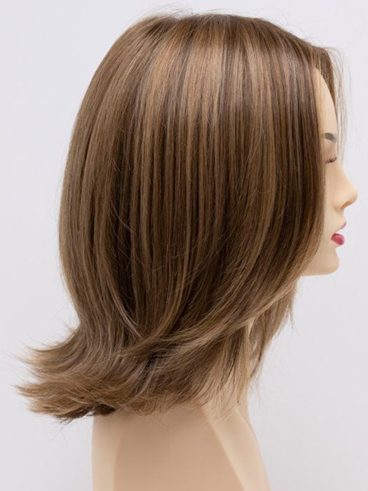 TOASTED SESAME | Medium Brown roots with overall Warm Cinnamon base and Wheat Blonde highlights