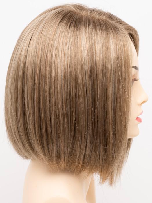 GINGER-CREAM | Dark Beige Blonde underneath highlighted on top with Light Beige Blonde