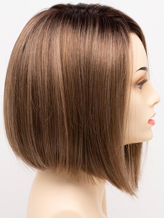 TOASTED SESAME | Medium Brown roots with overall Warm Cinnamon base and Wheat Blonde highlights