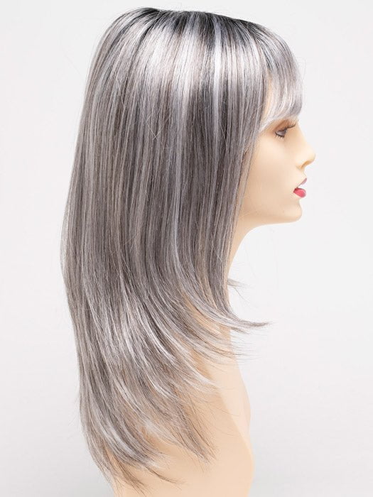 STERLING SHADOW | Medium Salt-and-Pepper Grey with Darker Brown Roots