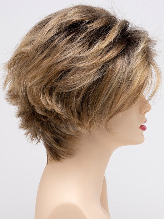 BUTTERSCOTCH-SHADOW | A blend of Strong, Golden Blonde and Light Blonde with Dark Brown Roots