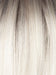 MILKY-OPAL | A Blend of Creamy Blonde and White Blonde Rooted with Warm Brown