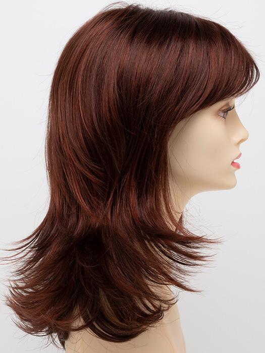 DARK RED | Auburn with Brighter Red highlights