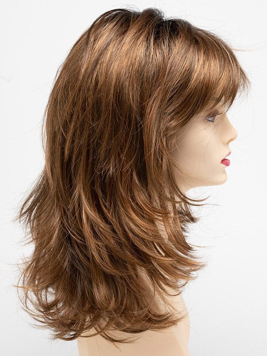 SAFFRON SPICE | A blend of Light Coppers and Warm Auburns with Darker Brown Roots