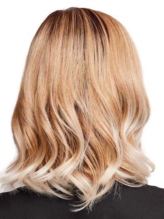 MELTED-MARSHMALLOW | Subtly Warm Dark Sandy Blonde Blend with Medium Brown Roots and Light Ash Blonde Tips and Highlights