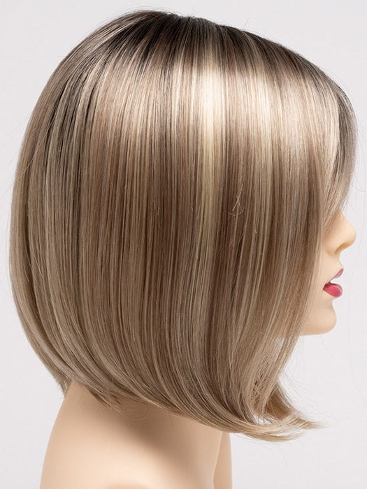 CHAMPAGNE SHADOW | Soft Dark Blonde with Platinum Highlights and Chestnut Roots