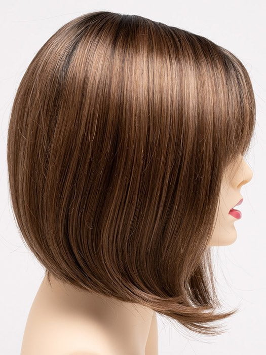 CINNAMON TOFFEE | Neutral to Warm Light Brown with Dark Brown Roots