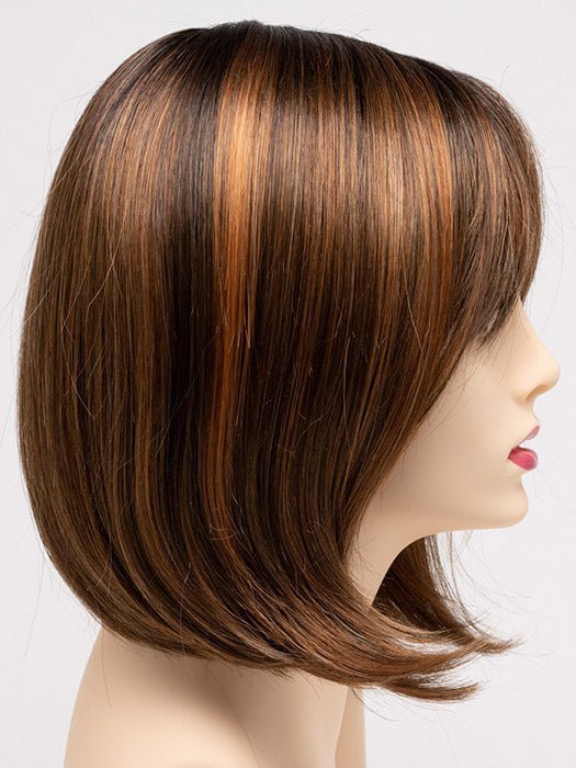 SAFFRON SPICE | A blend of Light Coppers and Warm Auburns with Darker Brown Roots