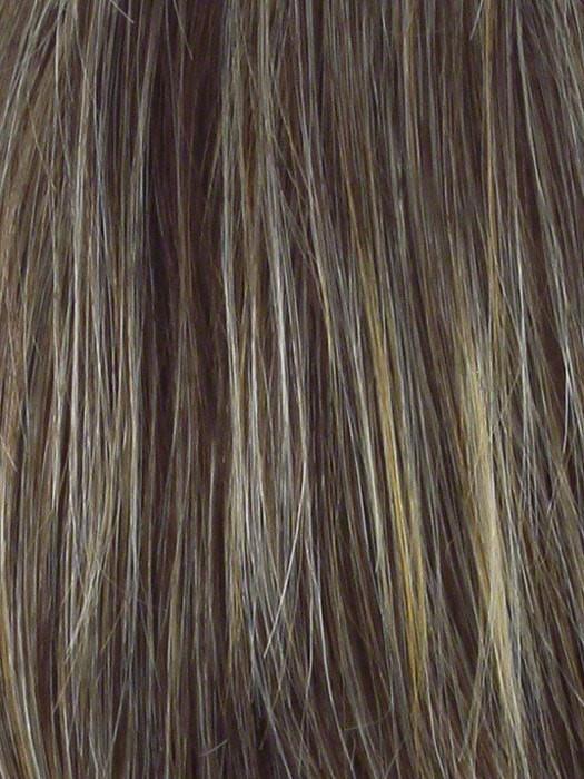 R11S GLAZED MOCHA | Medium brown with golden blonde highlights on top