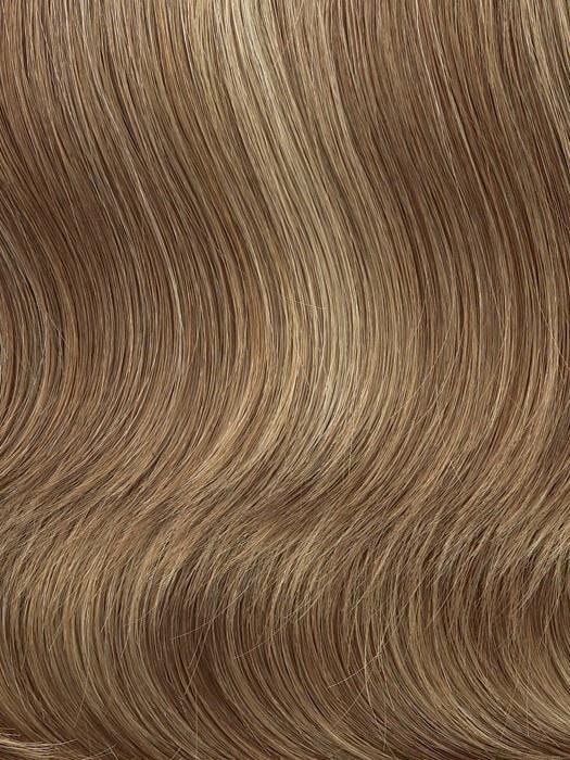 Color R14/25 = Honey Ginger: Dark Strawberry Blonde Blended With Pale Gold Blonde