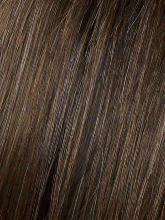 R829S GLAZED HAZELNUT | Rich Medium Brown with Ginger Highlights on Top