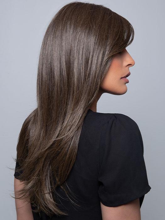 MESMERIZED by Raquel Welch in RL8/12SS ICED MOCHA | Medium Brown shaded with Dark Blonde