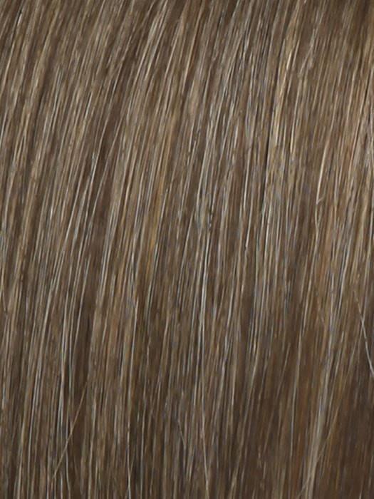 R9F26 MOCHA FOIL | Warm Medium Brown with Medium Golden Blonde Highlights Around the Face