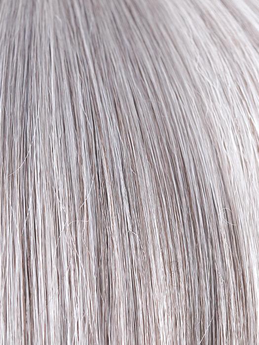 SILVER-STONE | Silver medium brown blend that transitions to silver and medium brown with silver bangs