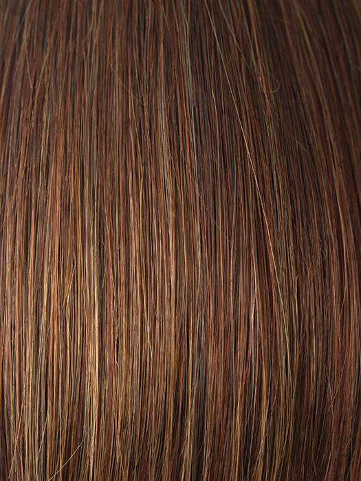 RUSTY-RED | Medium reddish brown base with light reddish highlights