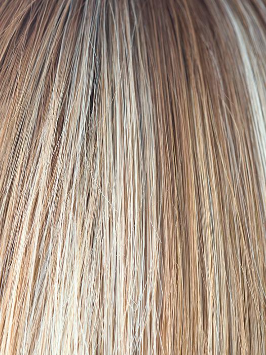 NUTMEG R | Rooted Dark Honey Brown Base with Strawberry Blonde Highlights