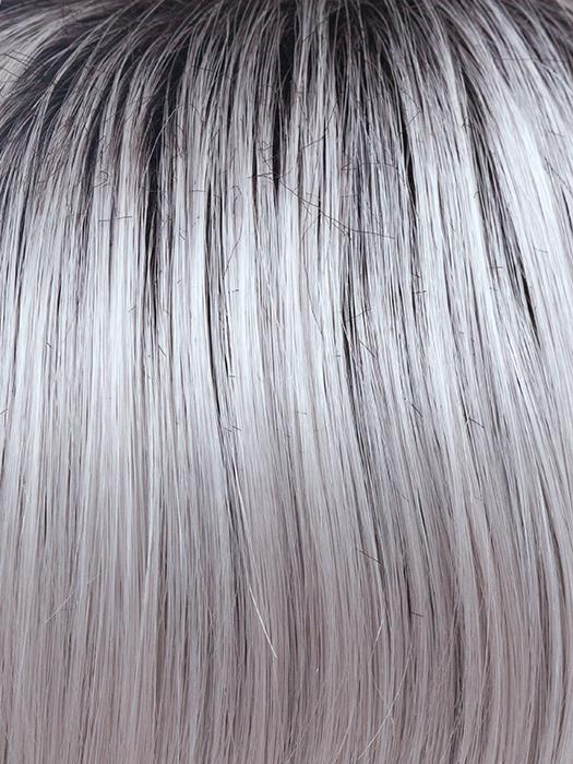 ILLUMINA-R | Silver Grey with Dark Brown roots