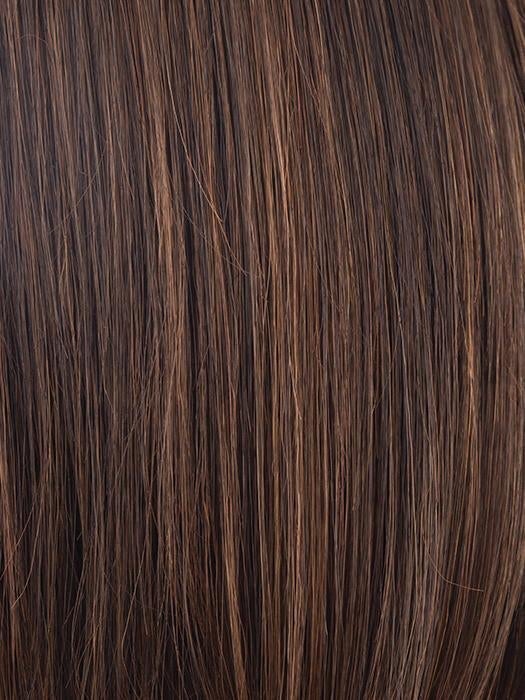 GINGER-BROWN | Medium Auburn Evenly Blended with Medium Brown