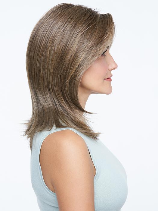 Pretty Please!  features a temple to temple Lace Front with a Monofilament Top.