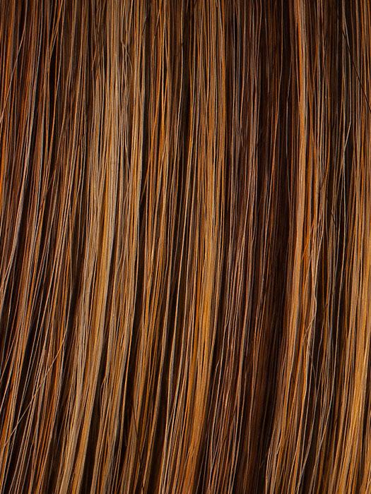 R3025S GLAZED CINNAMON | Medium Reddish brown with Ginger highlights on top